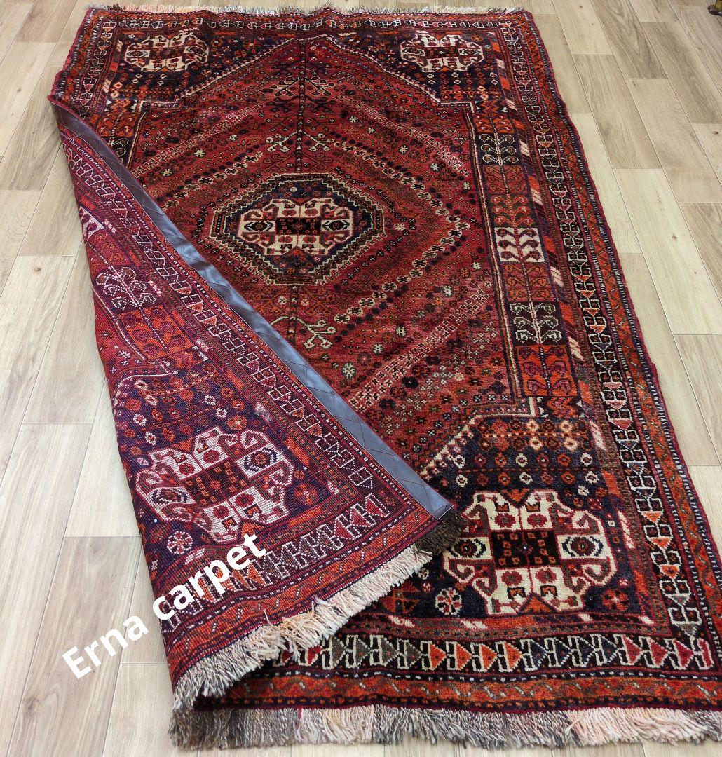 ペルシャ絨毯　シ－ラーズ産 230x144 クリーニング済 shiraz