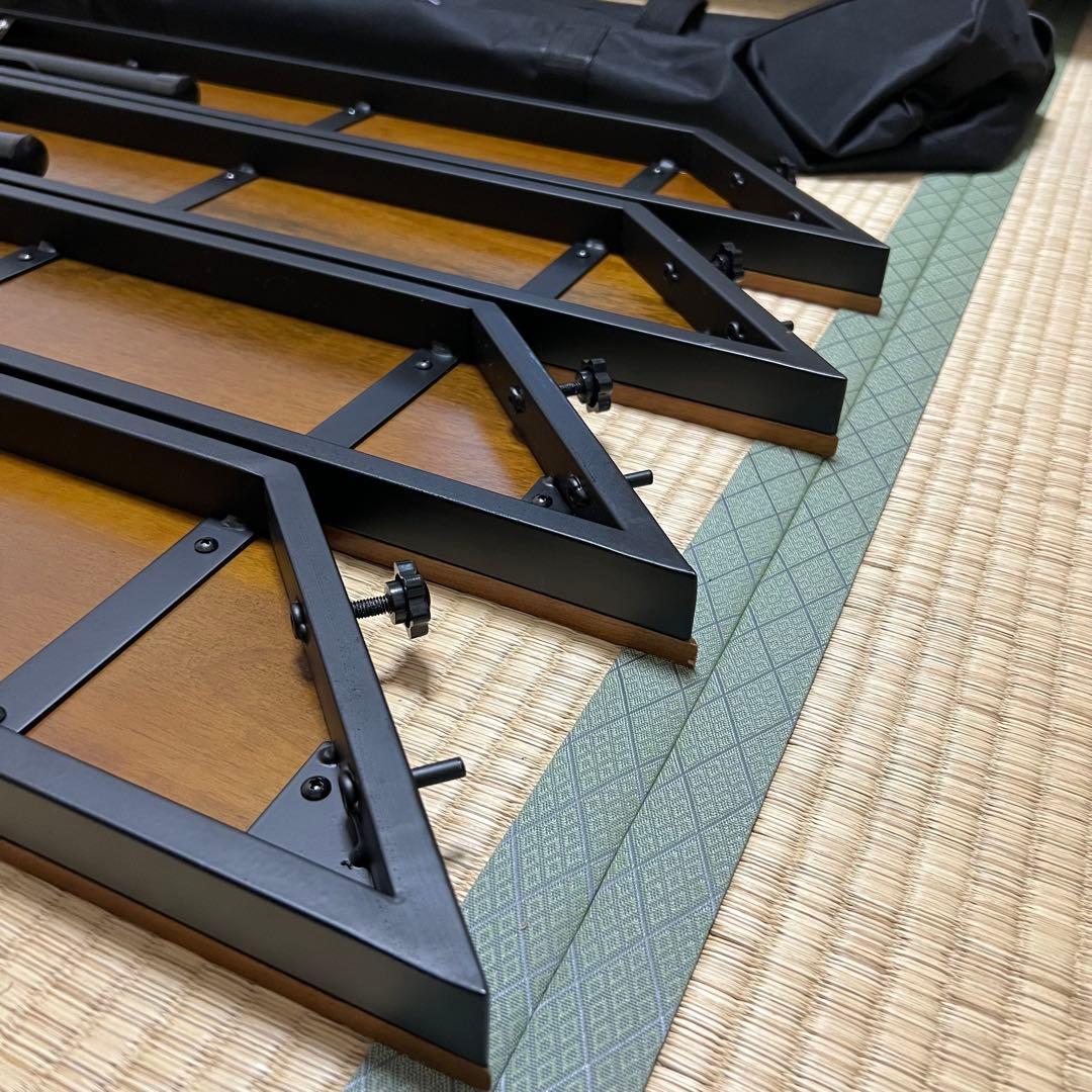 ■新品同様品■logos アイアンウッド　囲炉裏テーブル