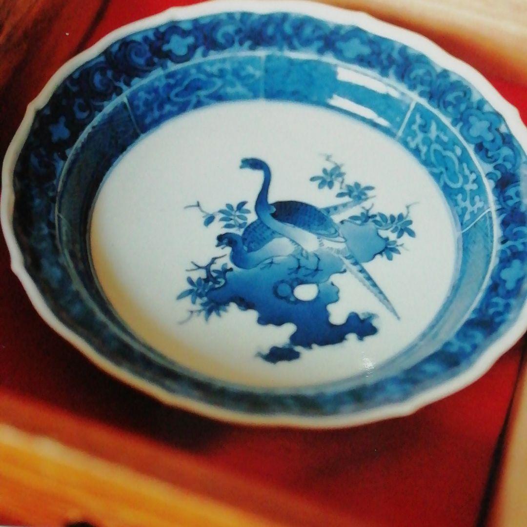 古伊万里　藍柿右衛門皿