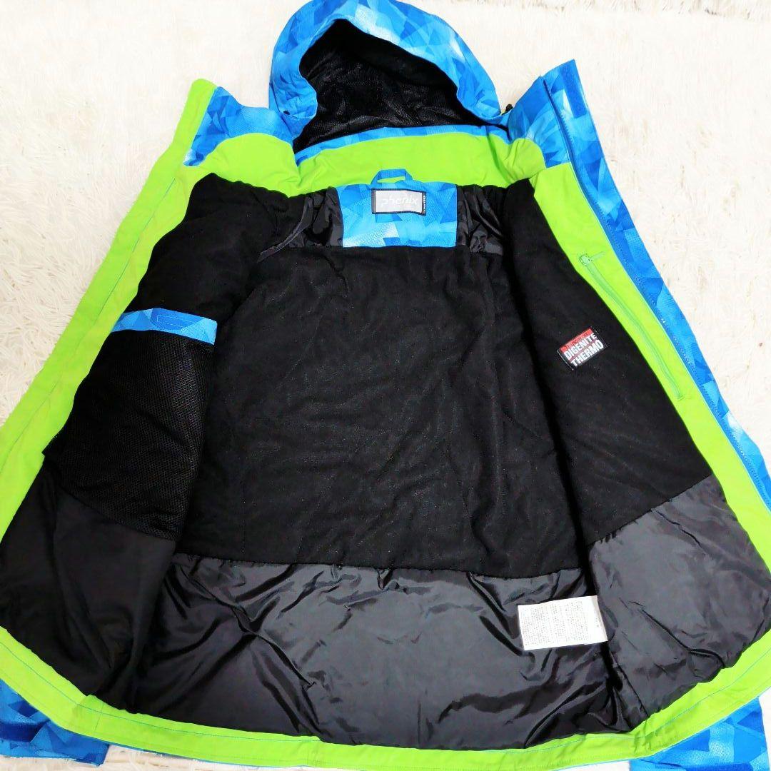 美品 phenix フェニックス スキーウェア 総柄 メンズO スノーボード