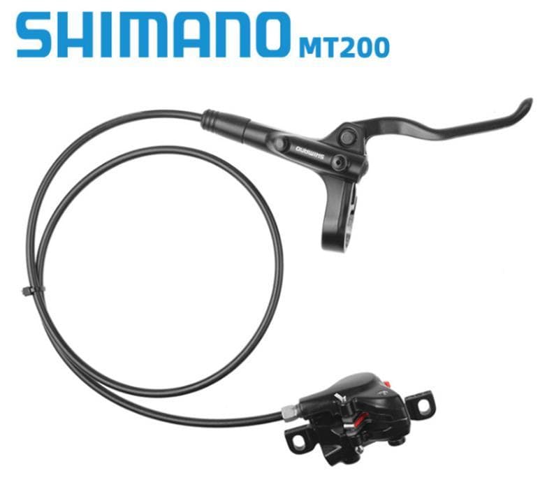 シマノMT200油圧ブレーキ+SRAM160mmローター２枚