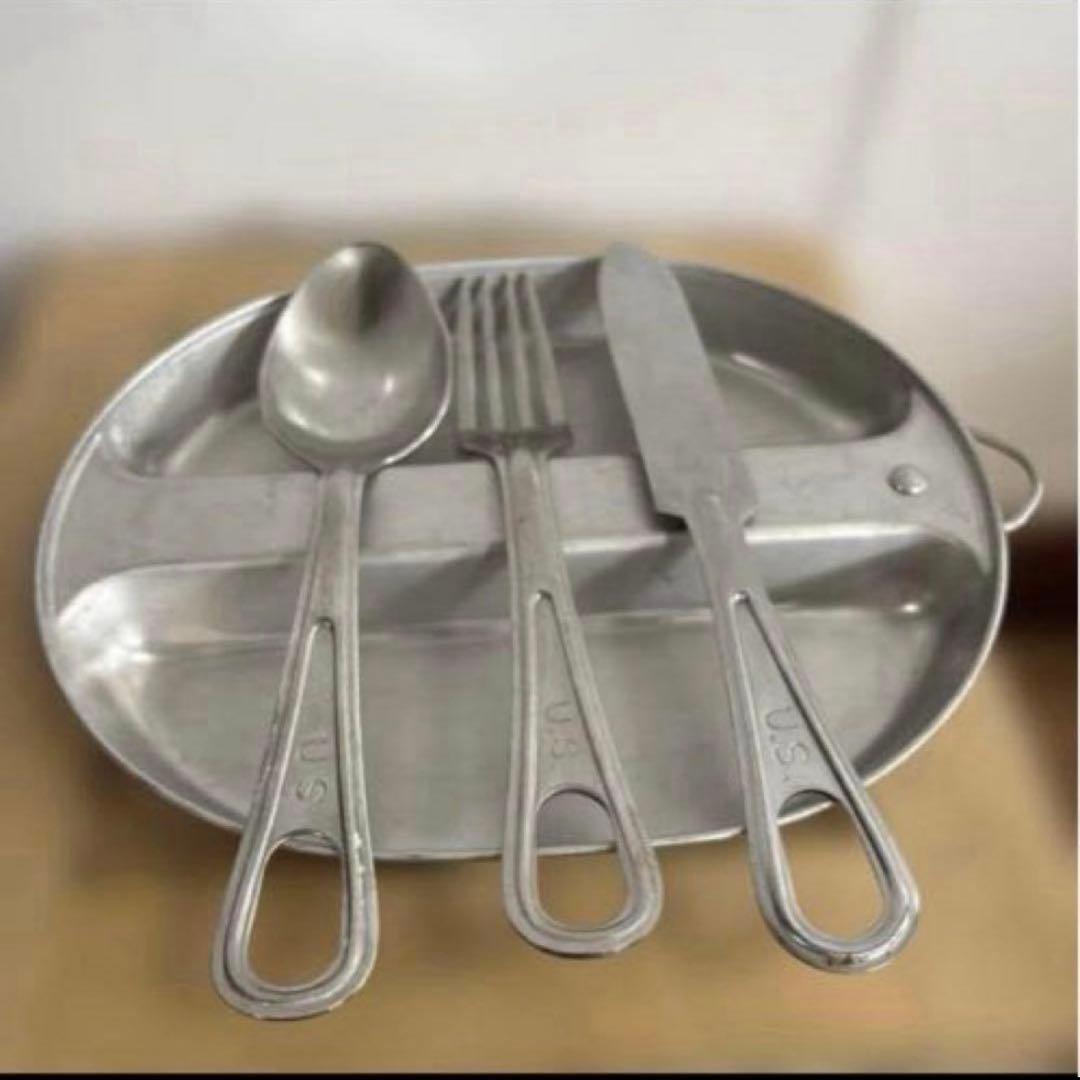 米軍実物　1967年　メスキットパン　カトラリーセット　送料無料② 67年