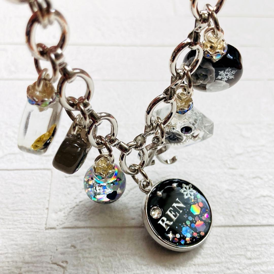 メロちゃんページ　名入れチャーム　レジンキーホルダー 5点