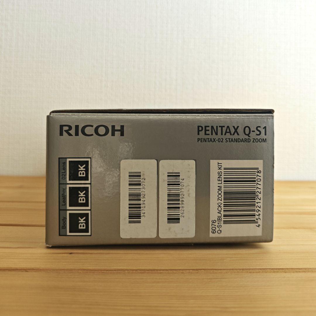 【極美品】PENTAX Q-S1 BK レンズキット 箱付き完品 レンズガード付