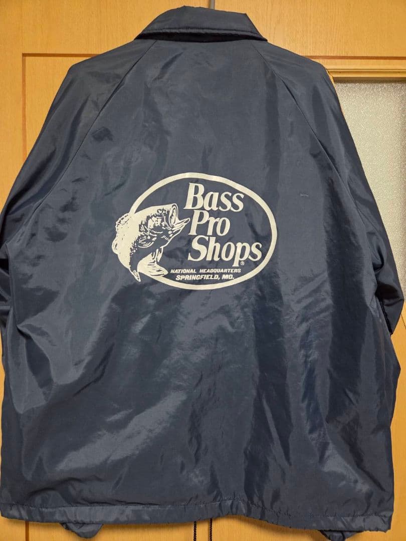 Bass Pro Shops ナイロンコーチジャケット ネイビー Lサイズ