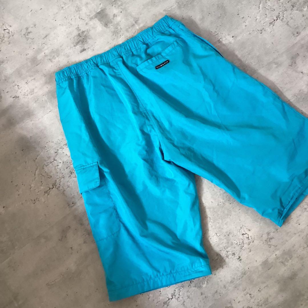 NIKE ナイキ　2way ジャージパンツ ハーフパンツ　ブルー　青