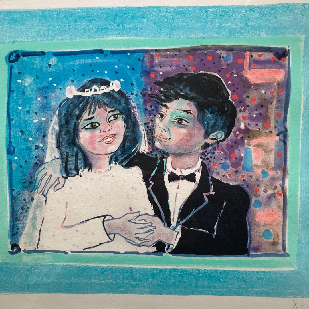 ポールアイズピリ リトグラフ ￼116/1000 郷ひろみ結婚式の引き出物