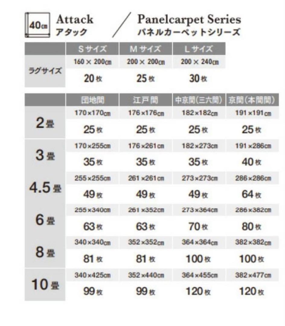 新品 東リ タイルカーペット 40cm×40cm 50枚 りねん色 防音 防ダニ