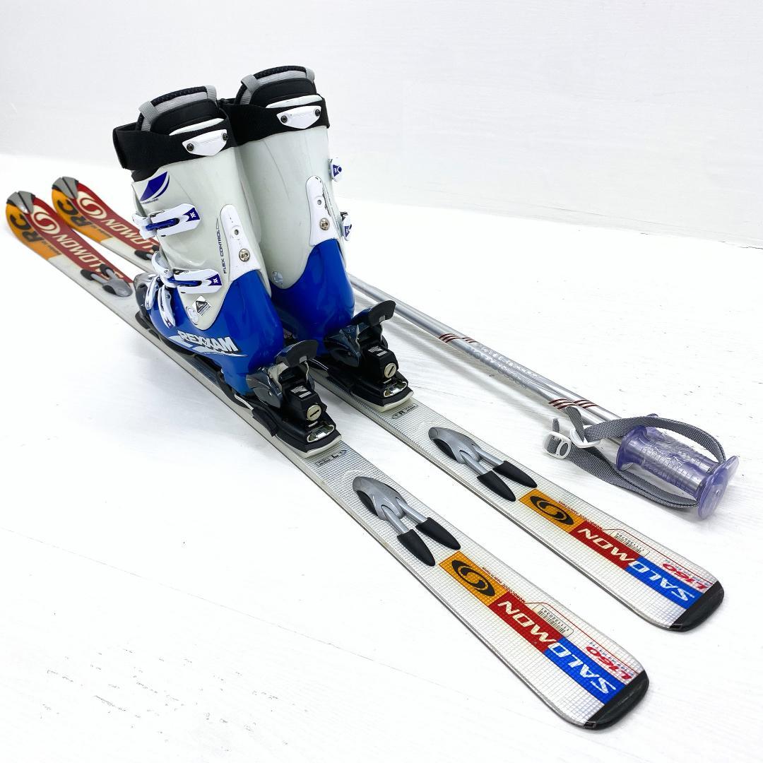 SALOMON サロモン メンズ スキー セット 160cm 27-27.5 板