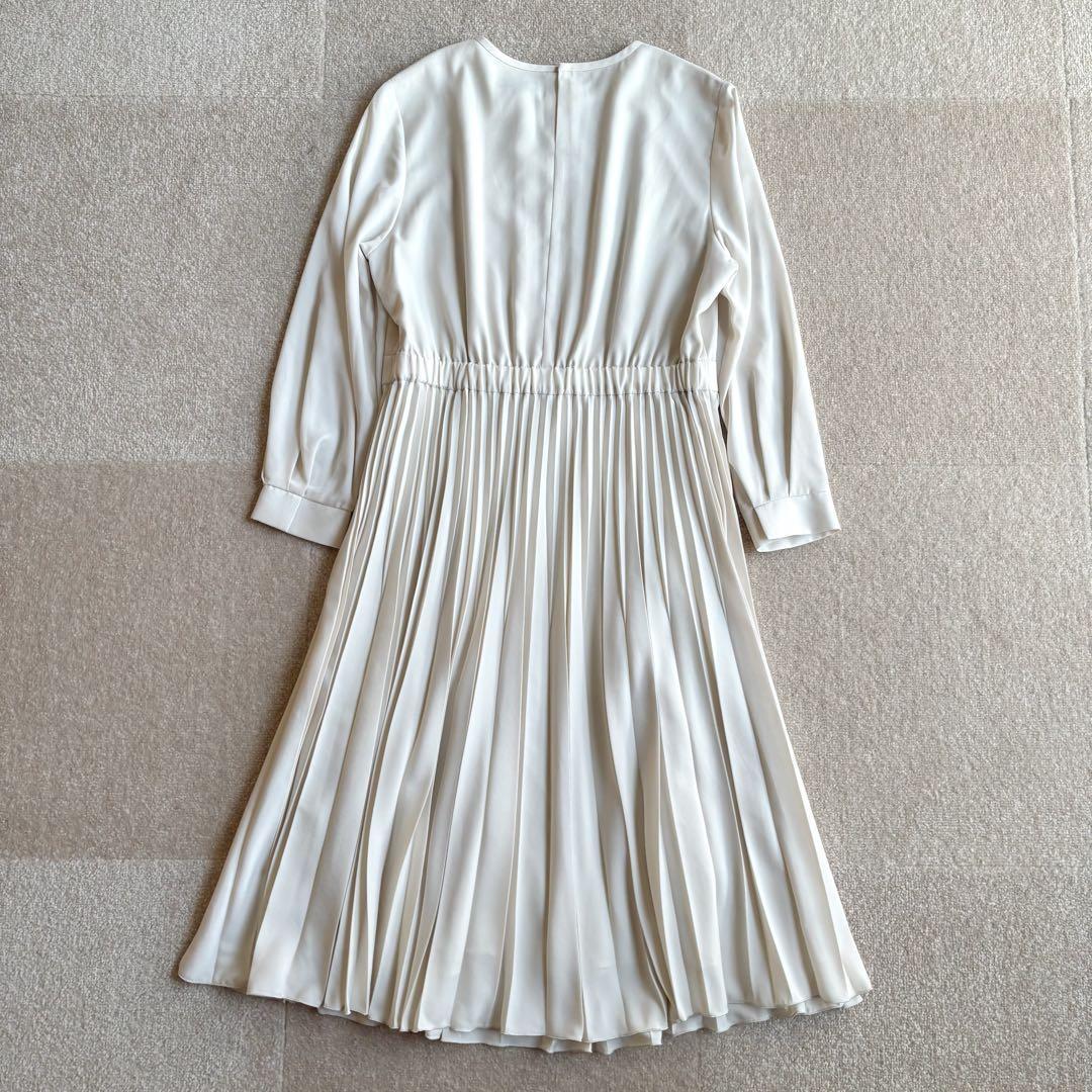 美品♡インディヴィ＊アコーディオンプリーツワンピース セレモニー　洗える　05