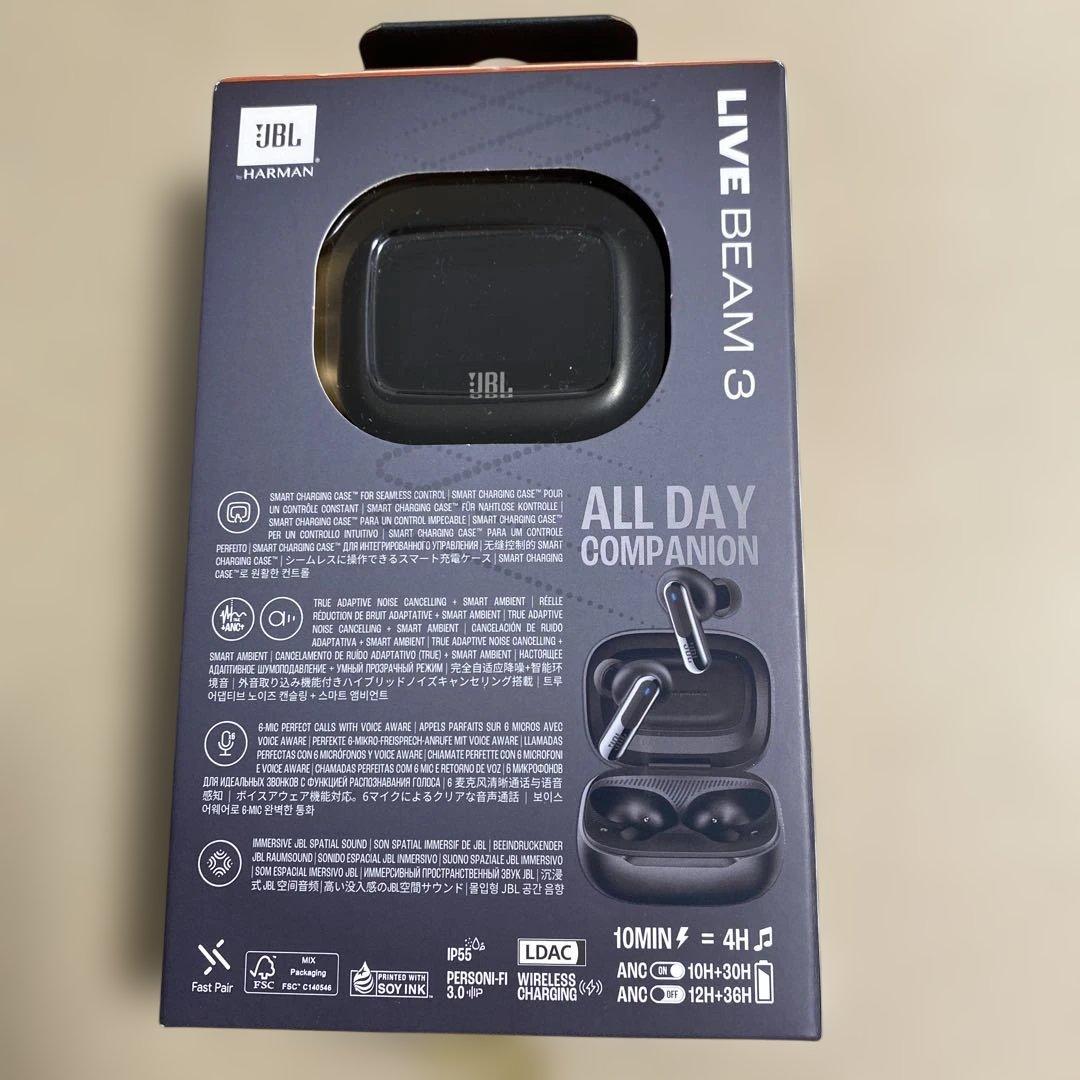JBL LIVE BEAM 3 ワイヤレスイヤホン