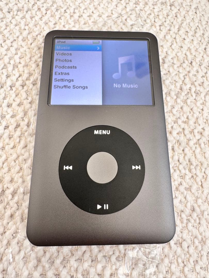 極美品 iPod classic 120GB MB565J/A 新品電池 パネル