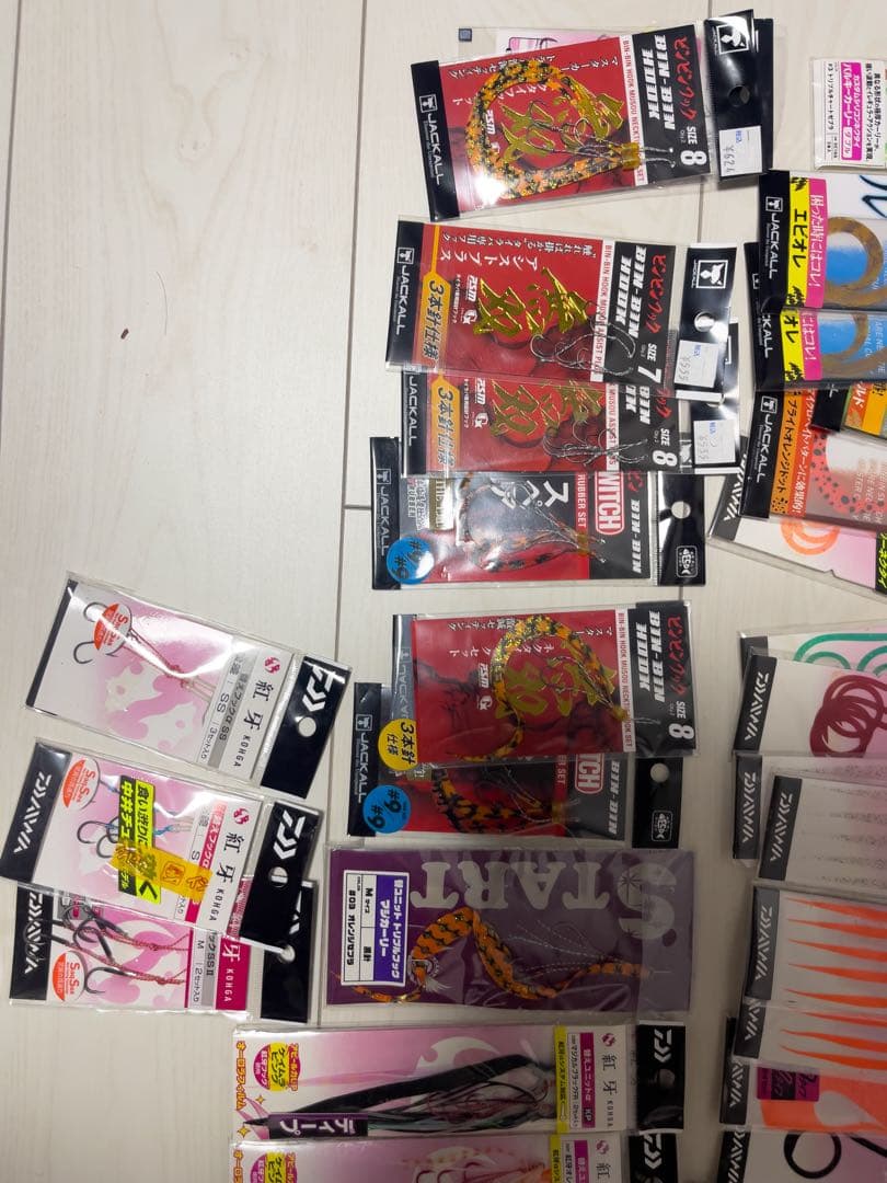 ジギング　タイラバ　タチジキ　トンジギ　アシストフック　引退　まとめ売り　破格