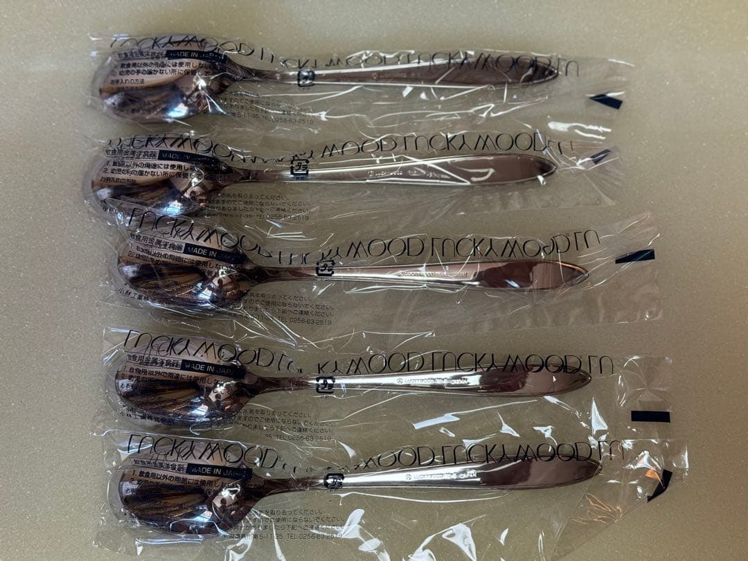 【新品・暗室保管・ケース美品！】LUCKY WOOD カラトリー 5種類x5本