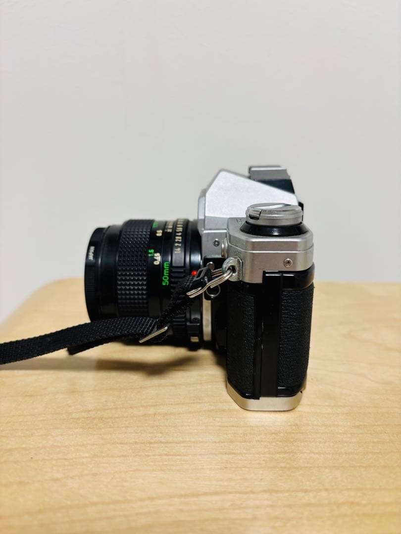 (ジャンク品)canon AE-1 FD 50mm F1.4 レンズ付き