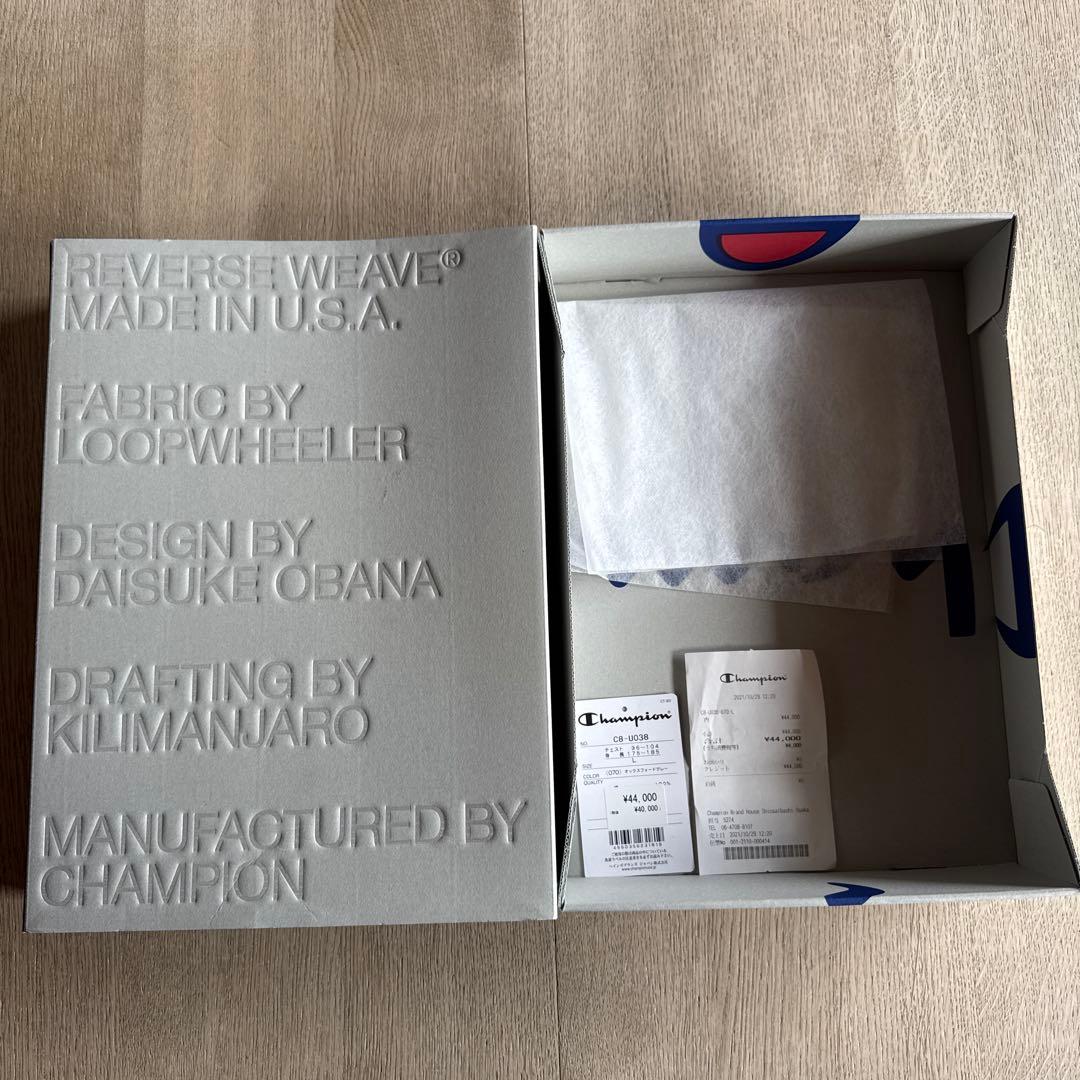 Champion × LOOPWHEELER スウェット Lサイズ