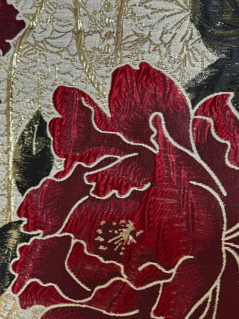 大人兵児帯【シャクヤク】　【シャクヤク紅】セット