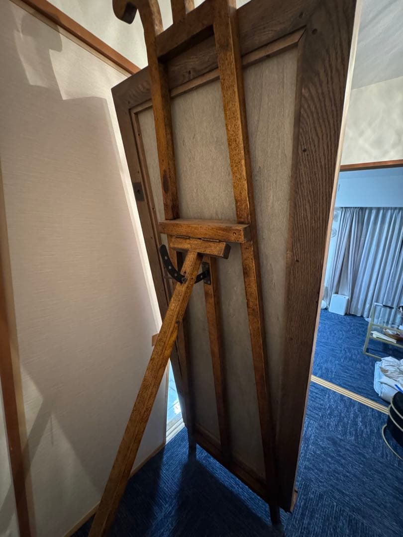 高級　特大姿見　鏡　ビッグミラー　全身鏡　イーゼル　2点セット　ブティック　店舗