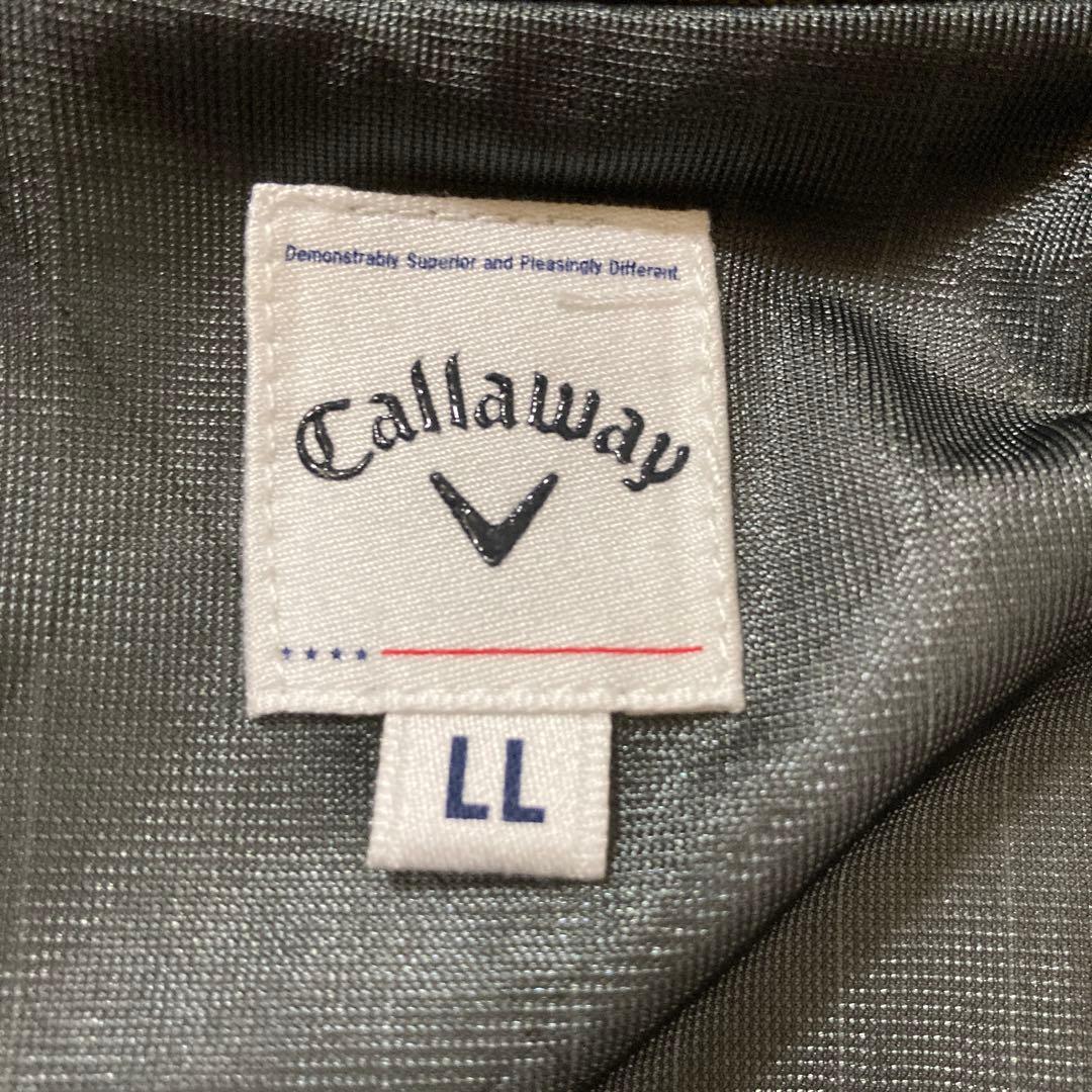 美品　Callaway ダイヤキルティングジャケット カーキ　サイズLL