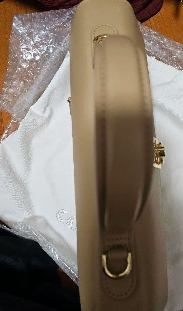 専用【正規品】cafune ベージュレザーハンドバッグ