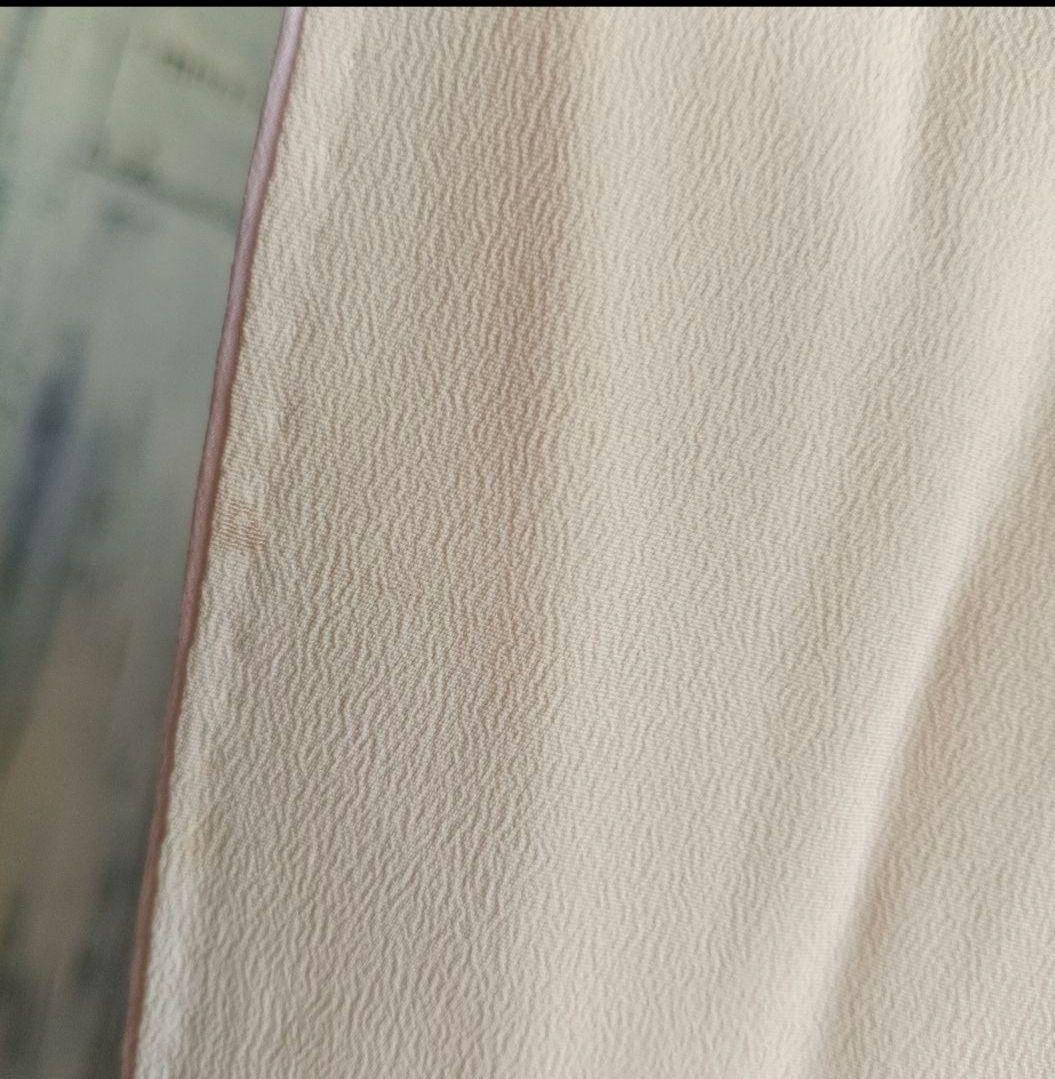 アンティーククリーム色着物と赤の作り帯☆七五三７歳セット