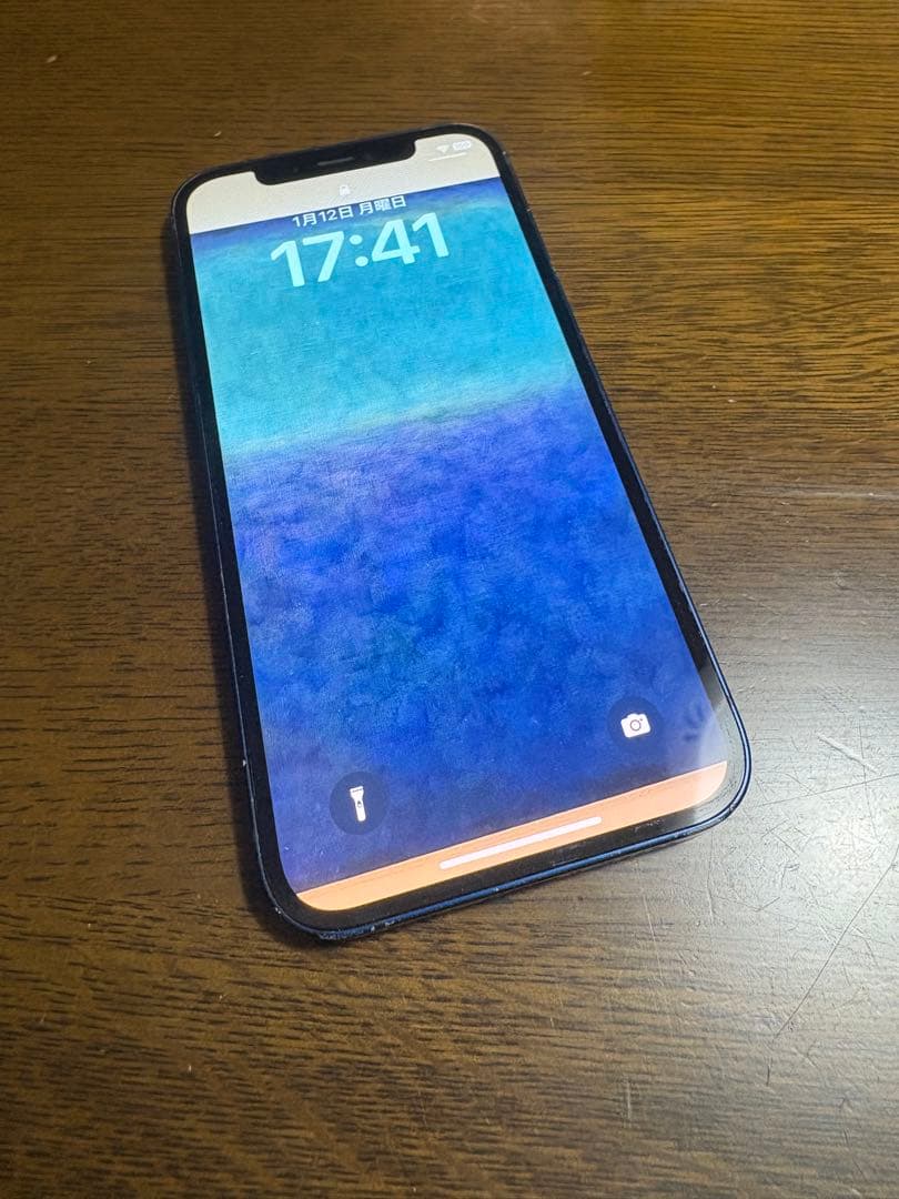 iPhone 12 ブルー　64GB