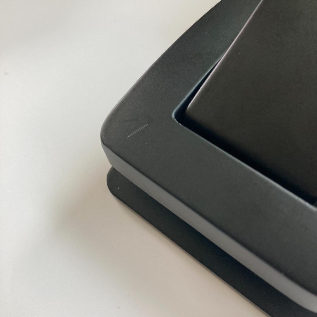 訳有 パワーベルト レバーアクション 本革 ALL BLACK ワンタッチ可変式