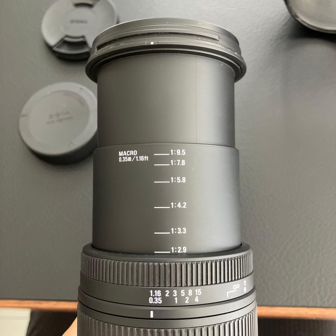 シグマ高倍率ズーム18-250mm ペンタックス　保護フィルター付