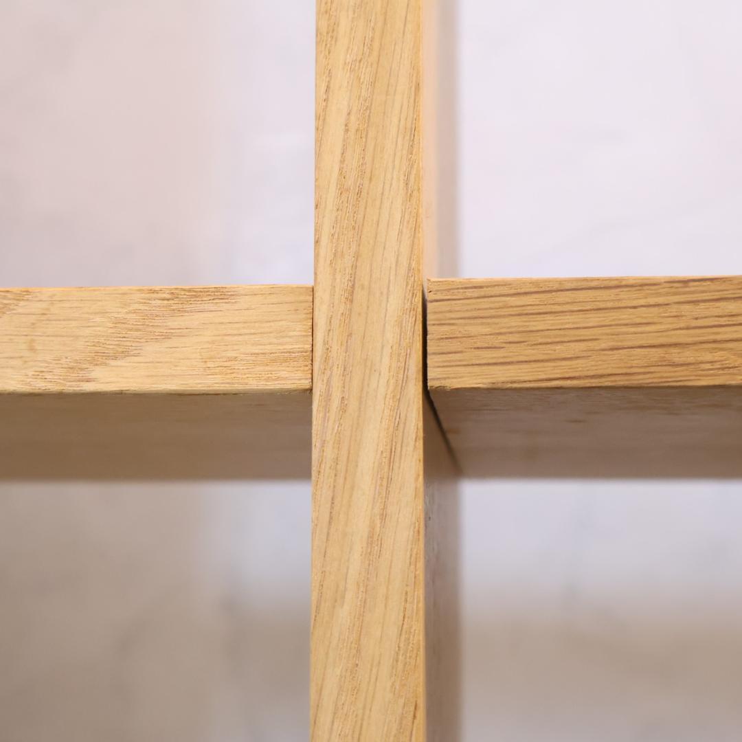 無印良品 MUJI オーク材 スタッキングシェルフ 5段・2列 オープンシェルフ