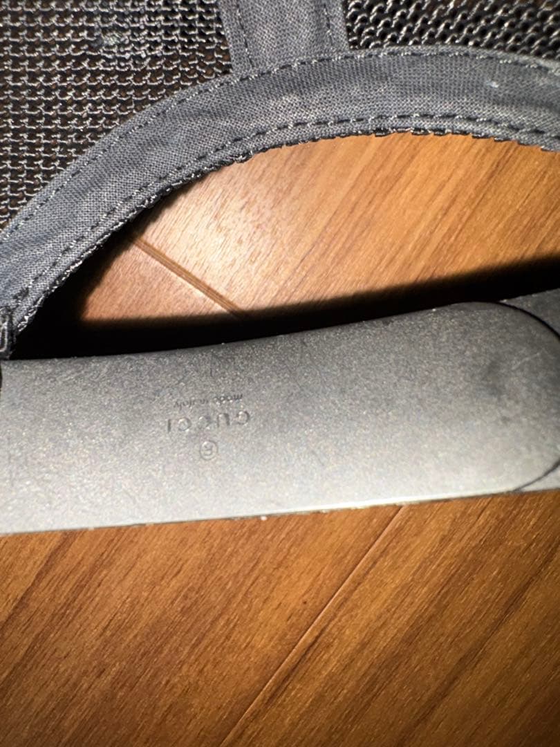 GUCCI グッチ ggパターン メッシュキャップ Mサイズ ブラック