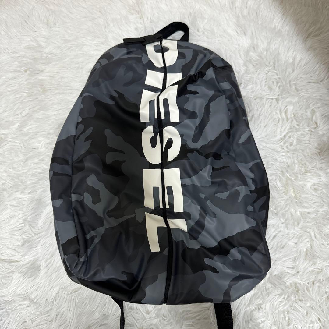 DIESEL ディーゼル リュックサック バックパック グレー系迷彩柄