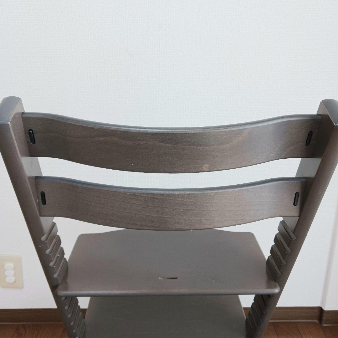 【美品】ストッケ　トリップトラップ　ヘイジーグレー