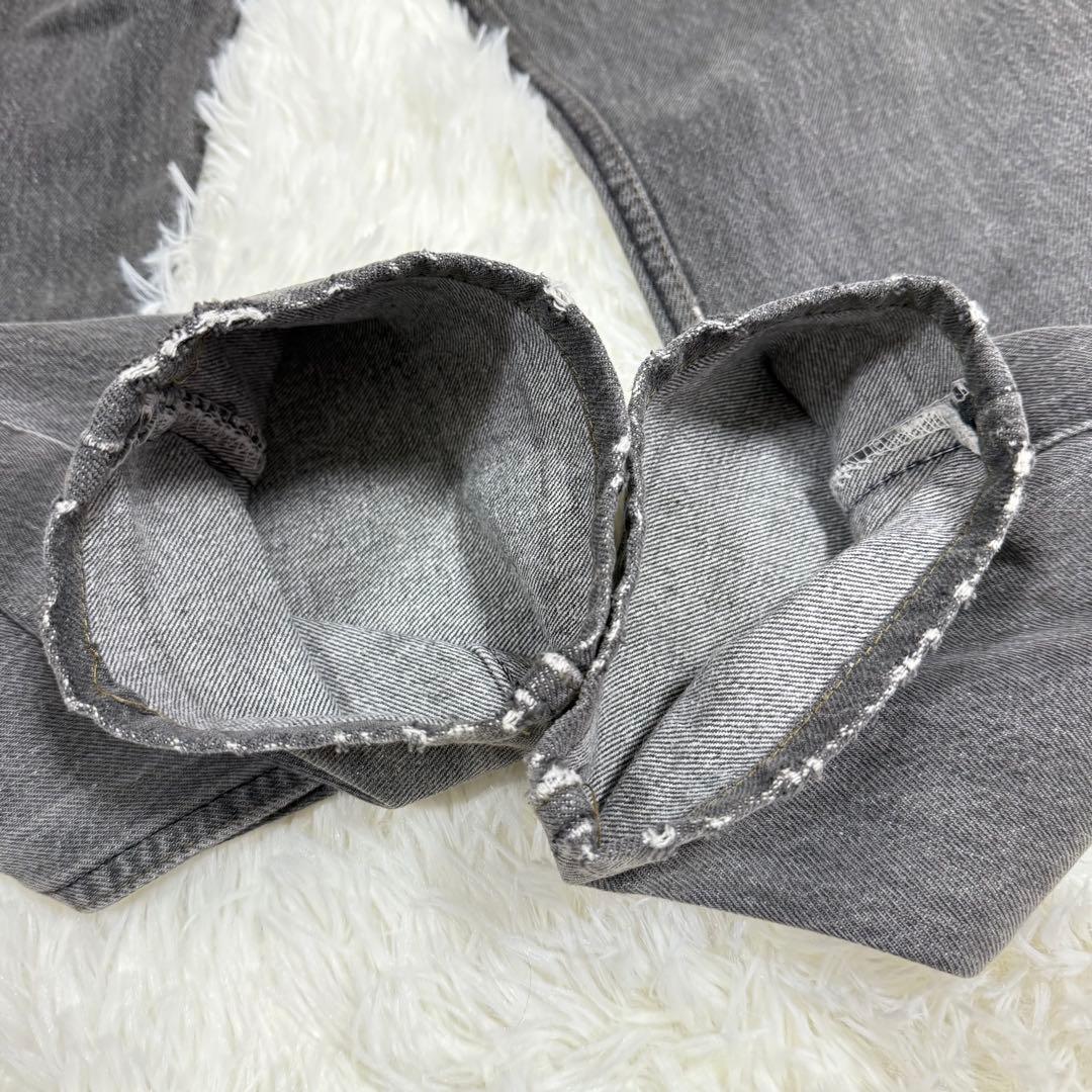 USA製✨80s リーバイス 501 先染め ブラックデニム グレー フェード