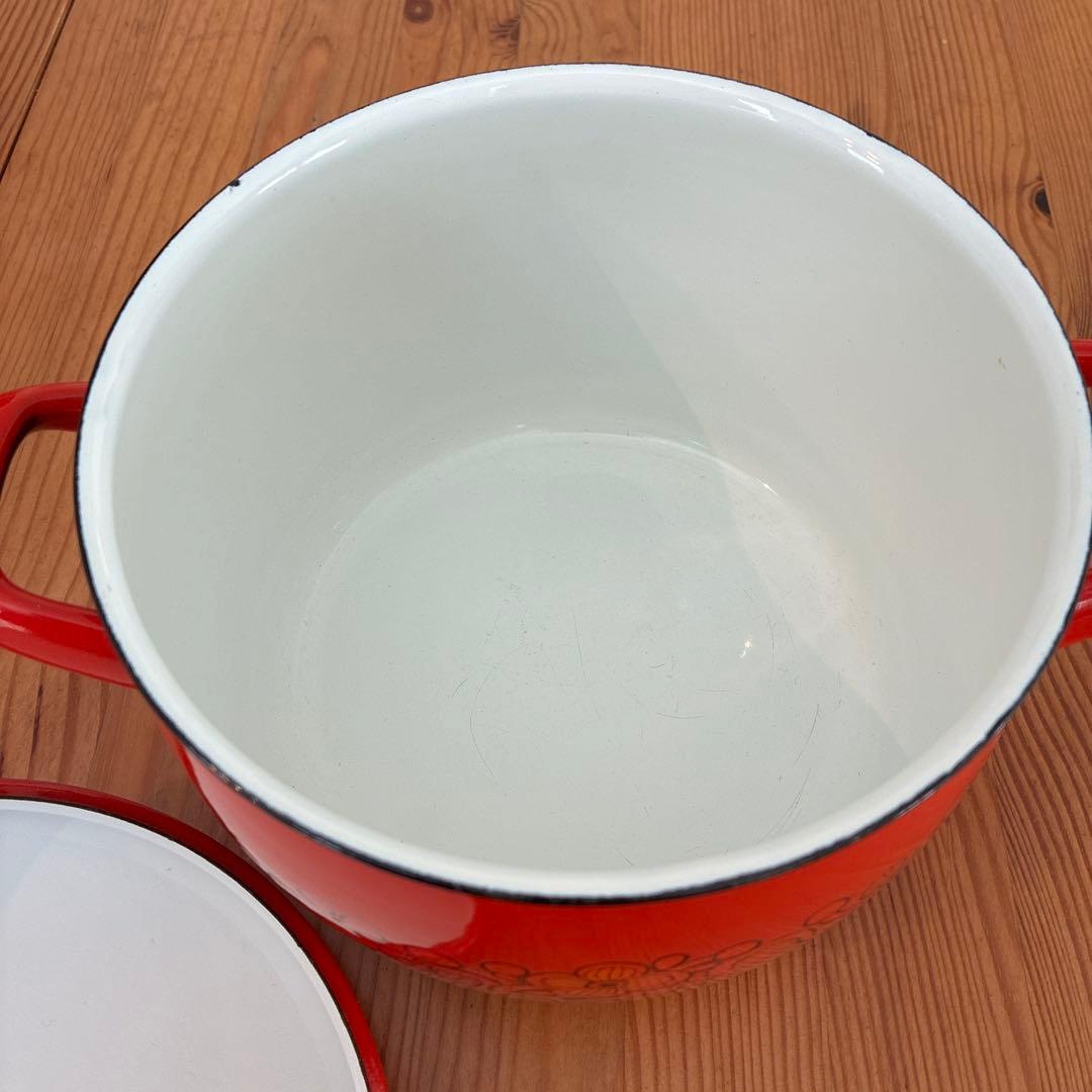 北欧ヴィンテージ　ARABIA FINEL フィネル　ホーロー鍋