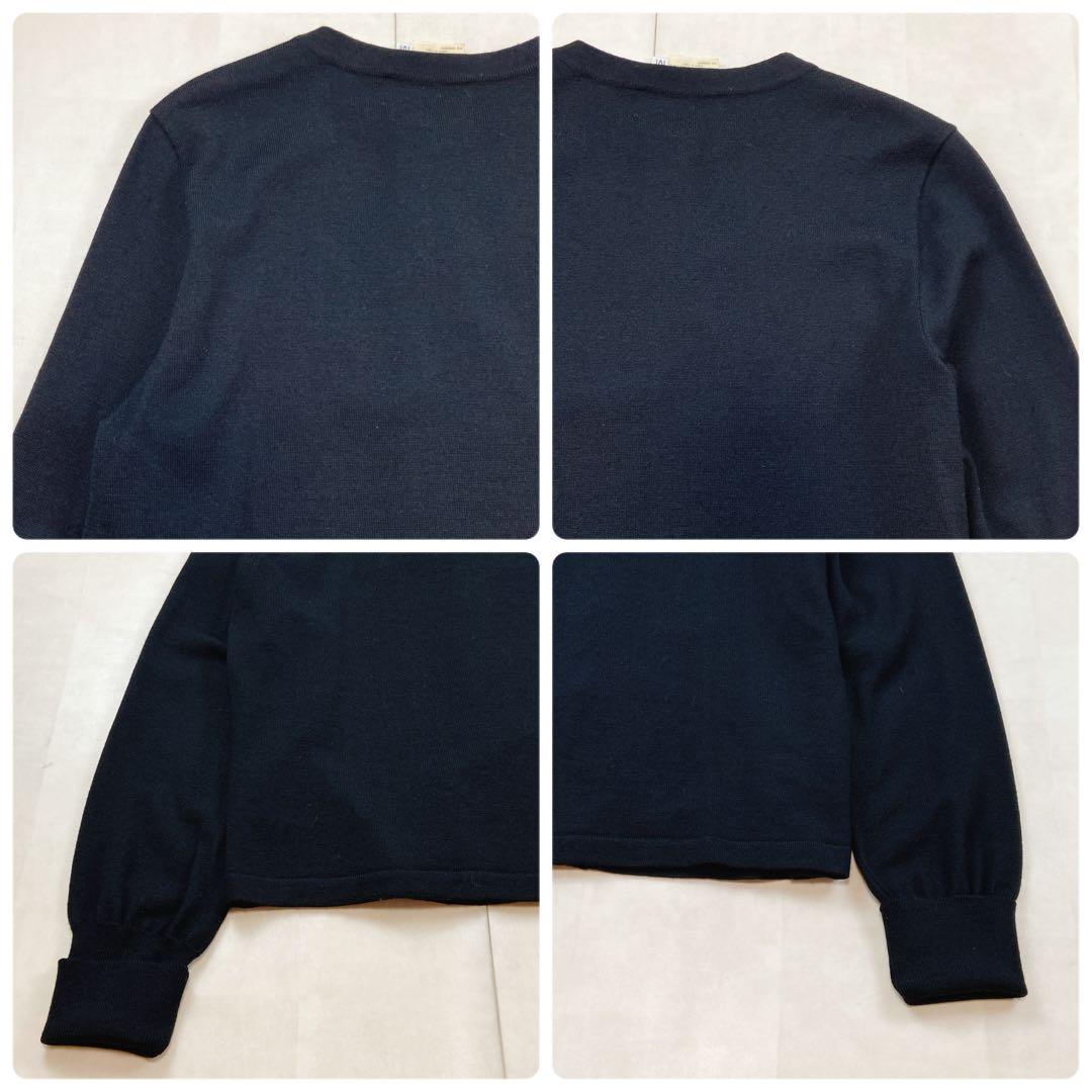 極美品 フェラガモ ガンチーニシルク100 ニットアンサンブル カーディガン