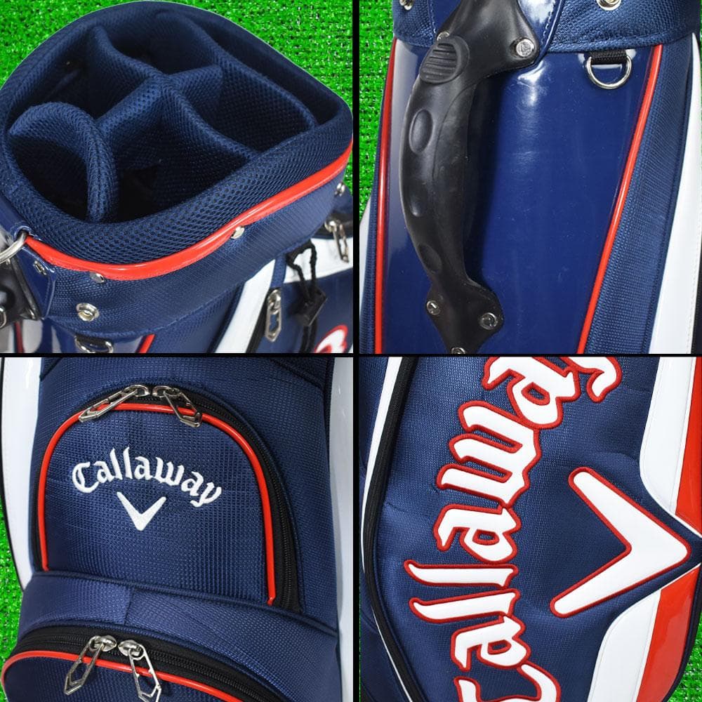 Callaway/キャロウェイ キャディバッグ9型【ネイビー】美品！