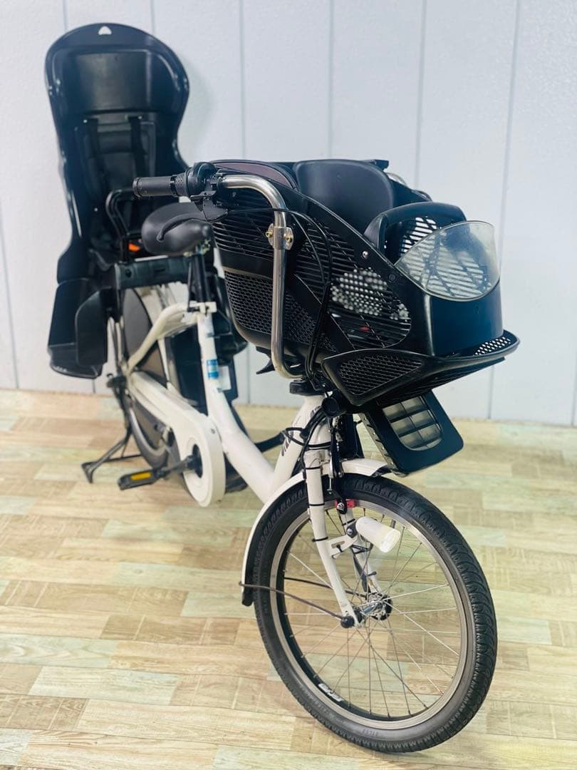 3070ヤマハ12.8アンペア3人乗り対応20インチ子供乗せ　電動アシスト自転車