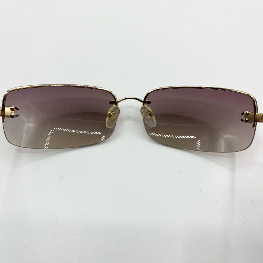 人気♡CHANEL グラデーション サングラス ココマーク ゴールド レザー