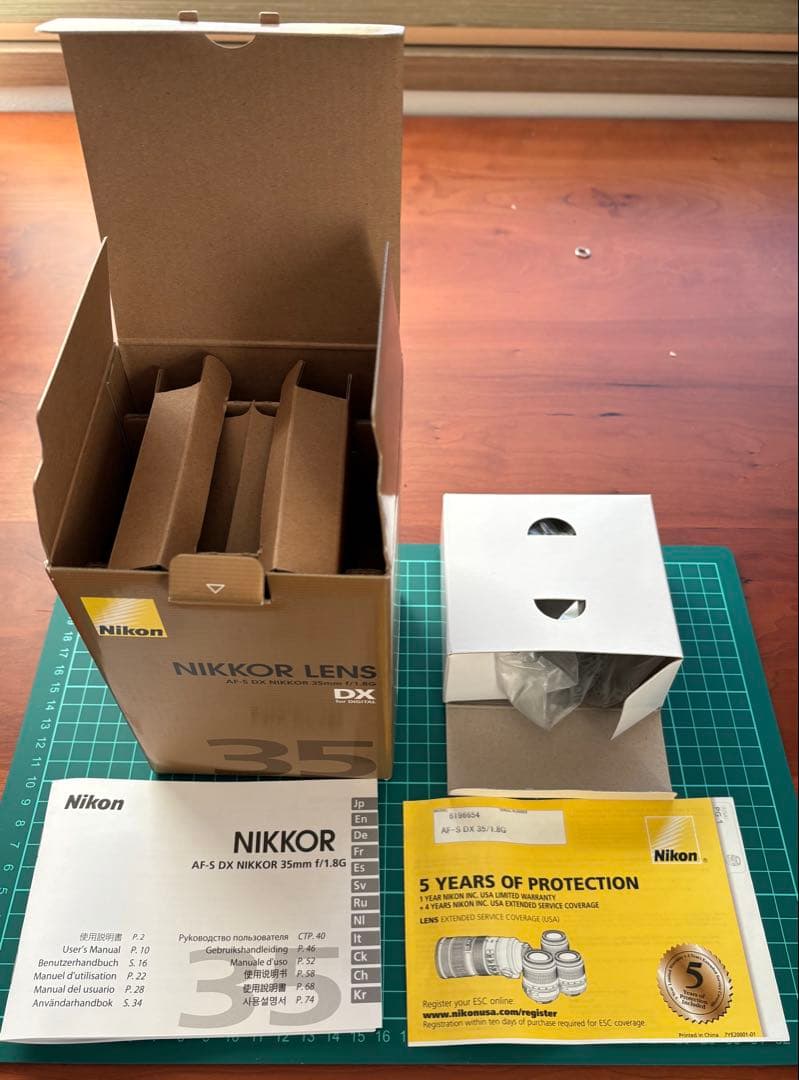 (未使用に近い)ニコンAF-S DX NIKKOR 35mm f/1.8G