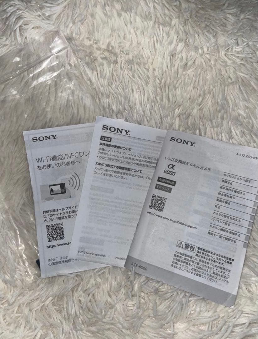 【美品】SONY 6000 ミラーレス一眼力 メラ 望遠レンズ付