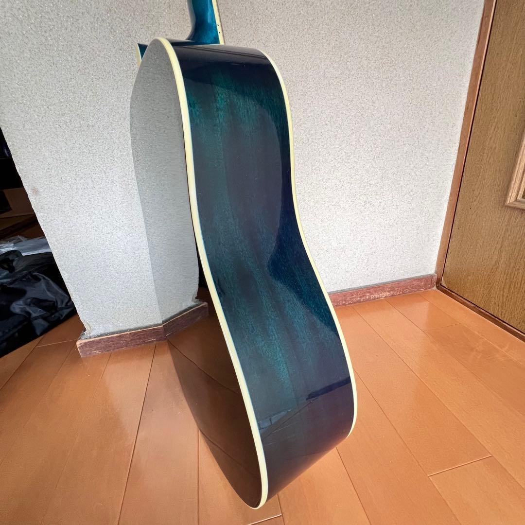 m*a様 新品未使用 ソフトケース付 アコースティックギター グラデーション ブ