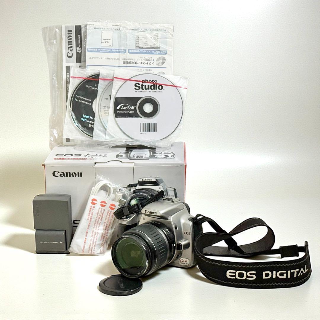 【箱付き】Canon EOS Kiss Digital N デジタル一眼レフ