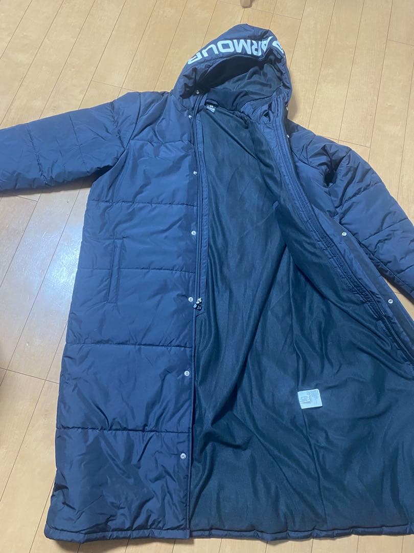 UNDERARMOUR ロングベンチコート　XL 美品