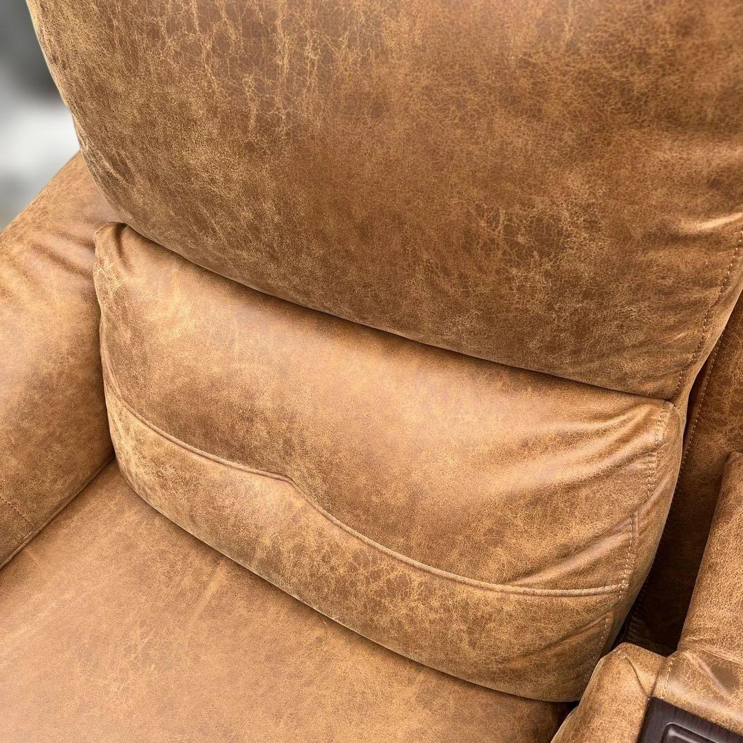 ⭐︎極美品/関家具 /３人掛け/北欧 /リクライニング電動ソファー /定価35万