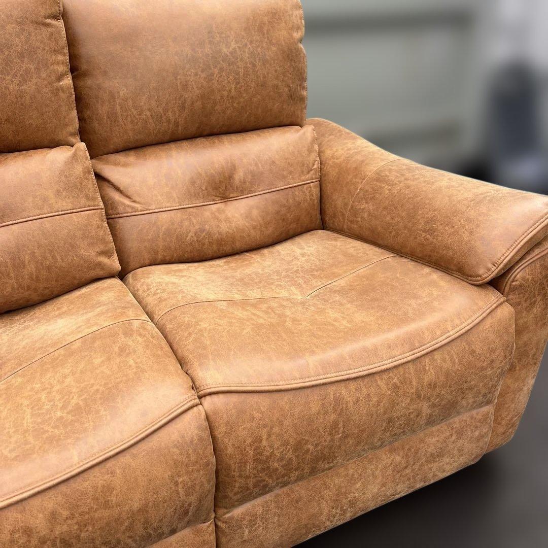 ⭐︎極美品/関家具 /３人掛け/北欧 /リクライニング電動ソファー /定価35万