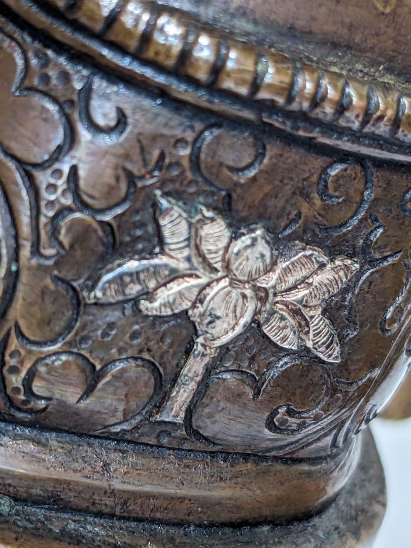 ♦中国 唐銅 仏像 古玩 仏教美術 仏具 古銅 釈迦如来坐像 古美術品 骨董品