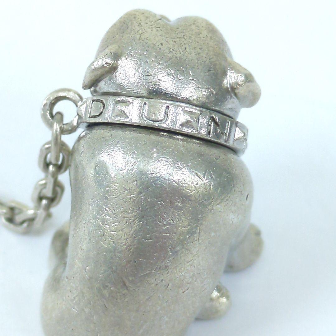 ダンヒル ブルドッグ キーホルダー キーリング シルバー925