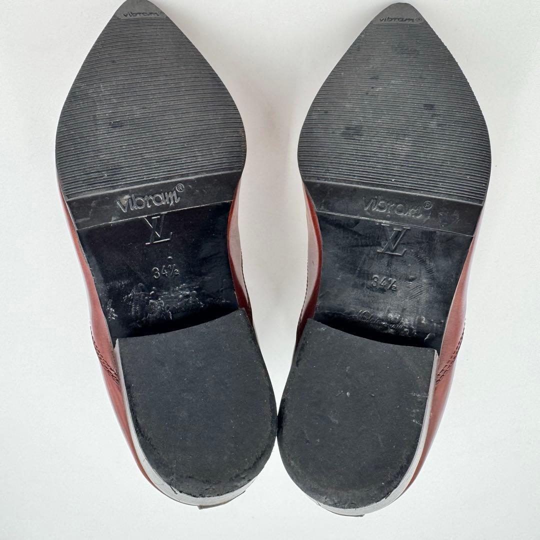 LOUIS VUITTON サイドゴアブーツ　モノグラム　ブラウン　22.5cm