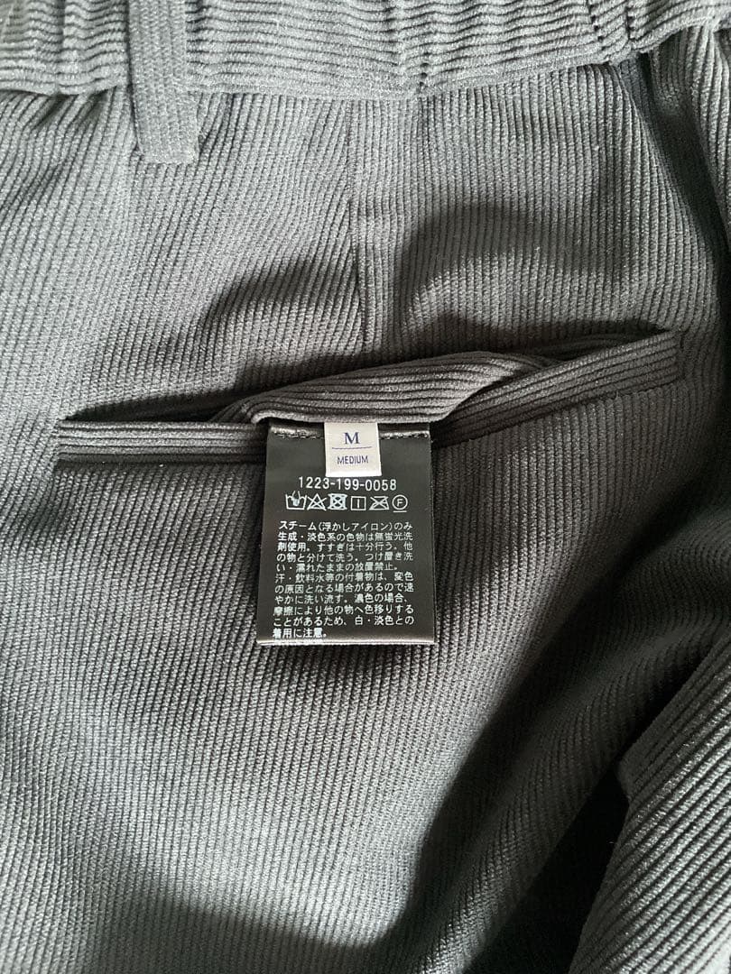 BEAUTY & YOUTH セットアップ M コーデュロイ GRAY