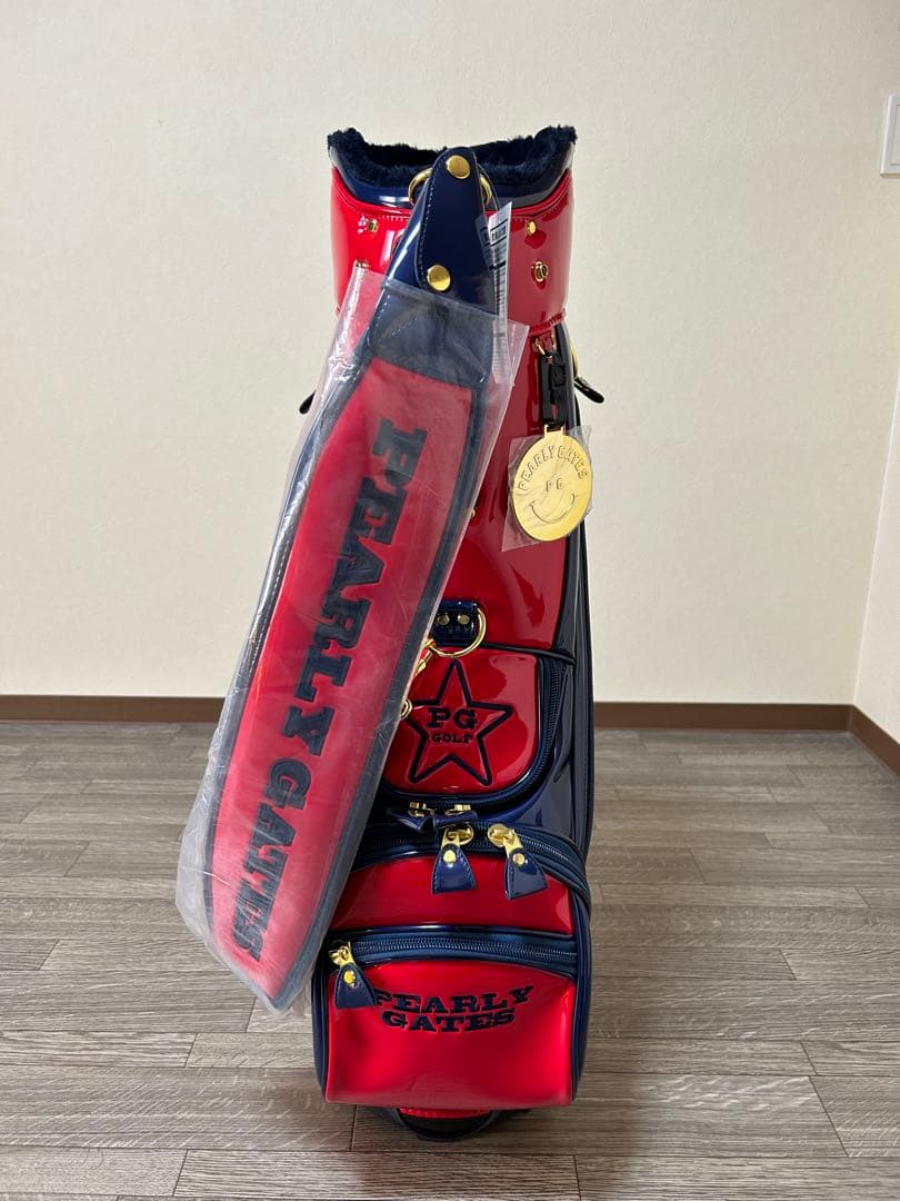 PEARLY GATES パーリーゲイツ　キャディバック 赤と紺　新品タグ付